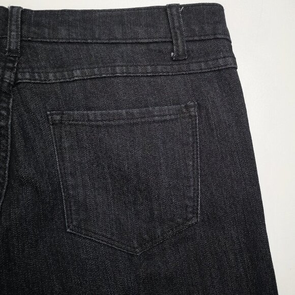 Request Ladies Size 10 Dark Wash Straight Narrower at Bottom Blue Jeans - Picture 6 of 11